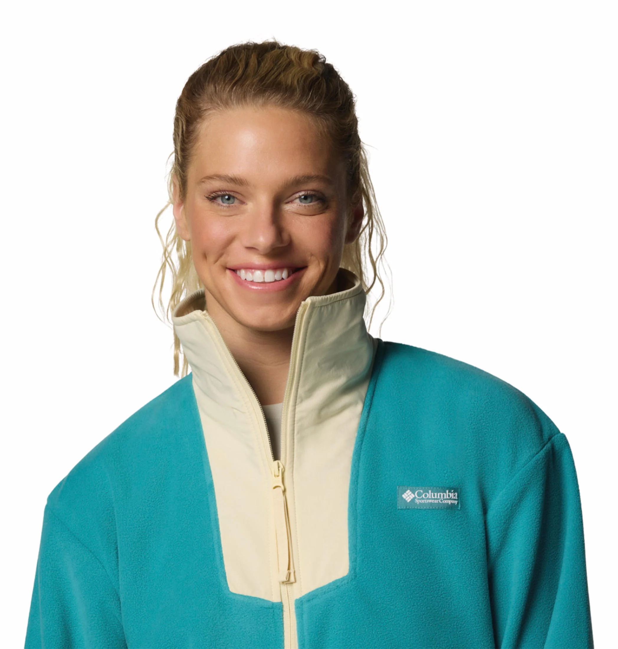 Columbia Women Green Sequoia Grove Full Zip Fleece - Image 7
