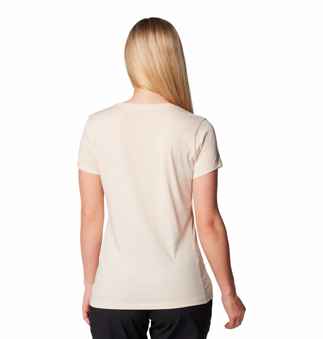Columbia Women White Daisy Days SS Graphic Tee - Image 2