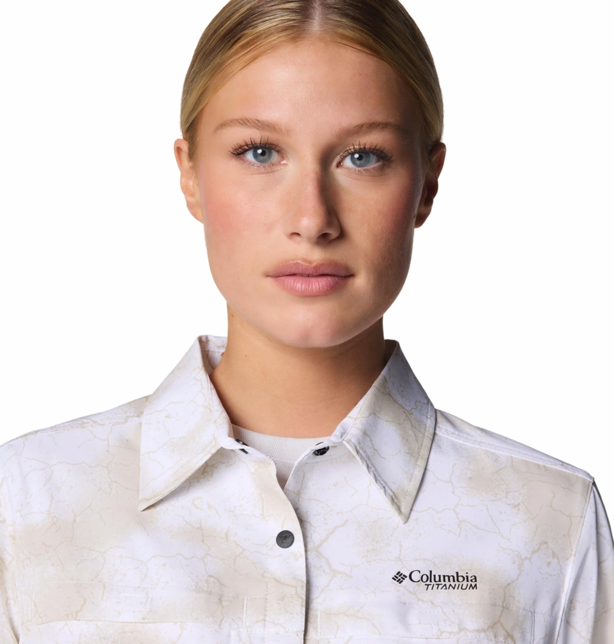 Columbia Women White Summit Valley Woven Long Sleeve Shirt (Sun Protection) - Image 7