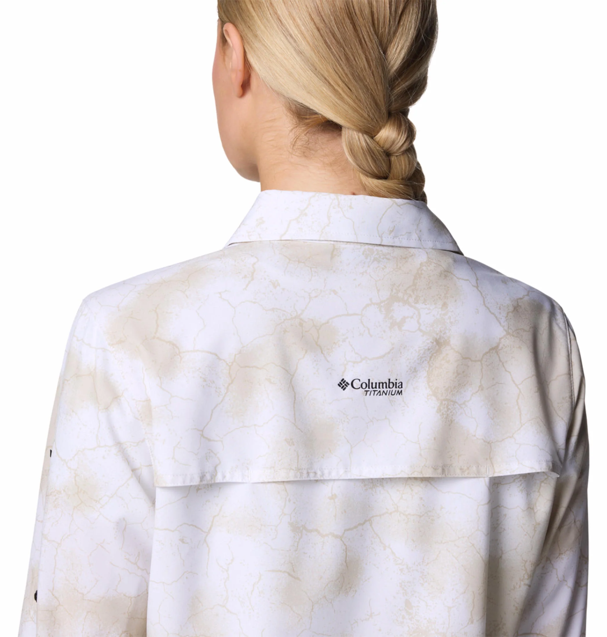 Columbia Women White Summit Valley Woven Long Sleeve Shirt (Sun Protection) - Image 8