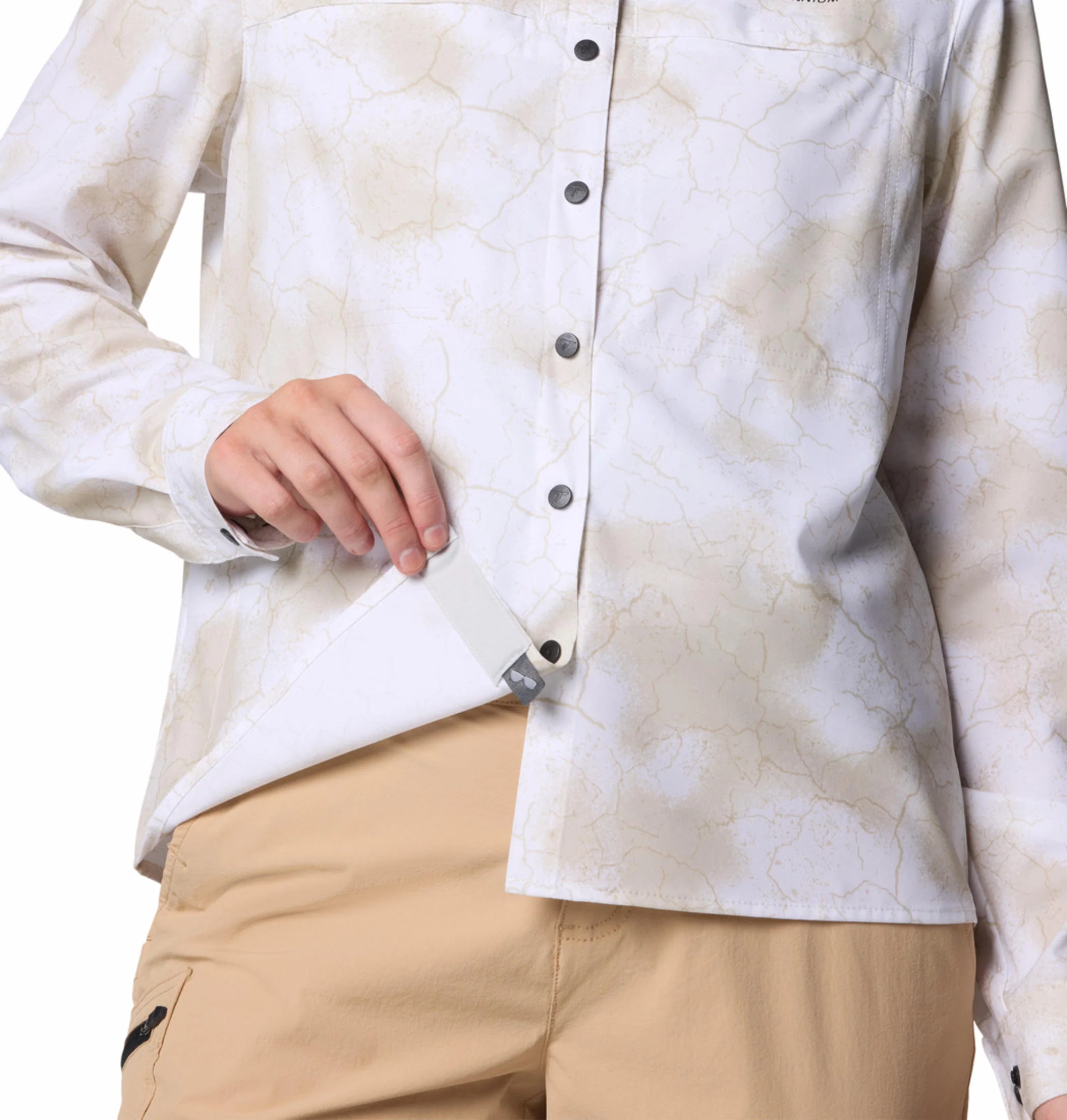 Columbia Women White Summit Valley Woven Long Sleeve Shirt (Sun Protection) - Image 9