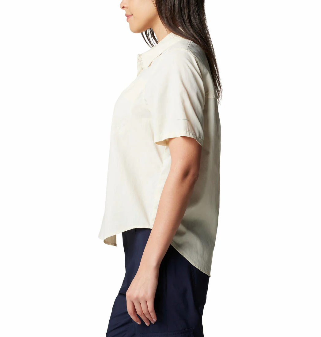 Columbia Women White Silver Ridge 3.0 SS (Sun Protection) - Image 4