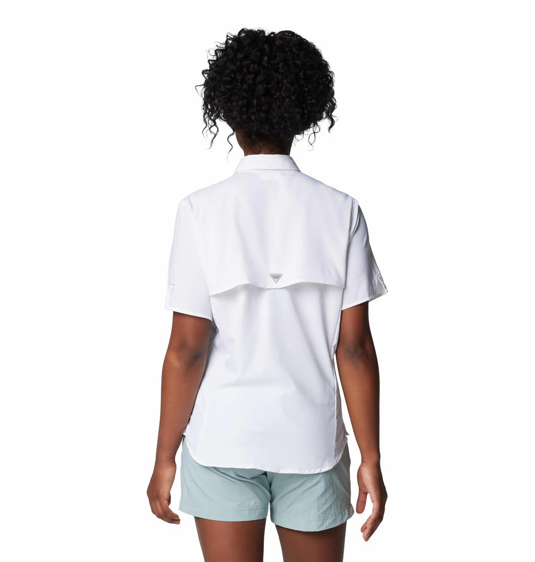 Columbia Women White Womens Tamiami II SS Shirt (Sun Protection) - Image 2