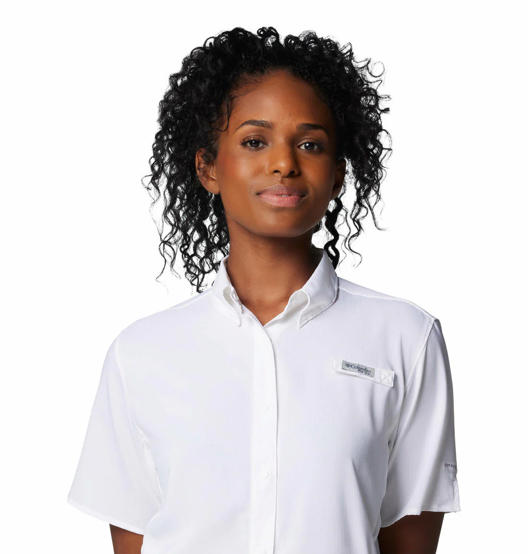 Columbia Women White Womens Tamiami II SS Shirt (Sun Protection) - Image 7
