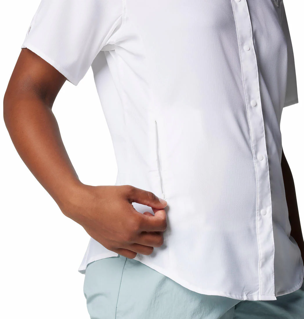 Columbia Women White Womens Tamiami II SS Shirt (Sun Protection) - Image 8