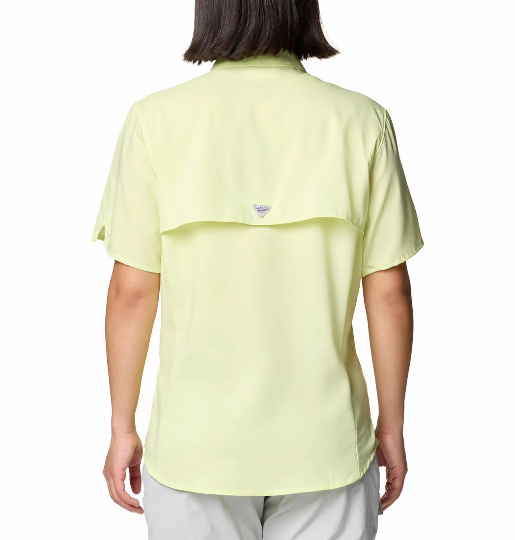 Columbia Women Yellow Womens Tamiami II SS Shirt (Sun Protection) - Image 2