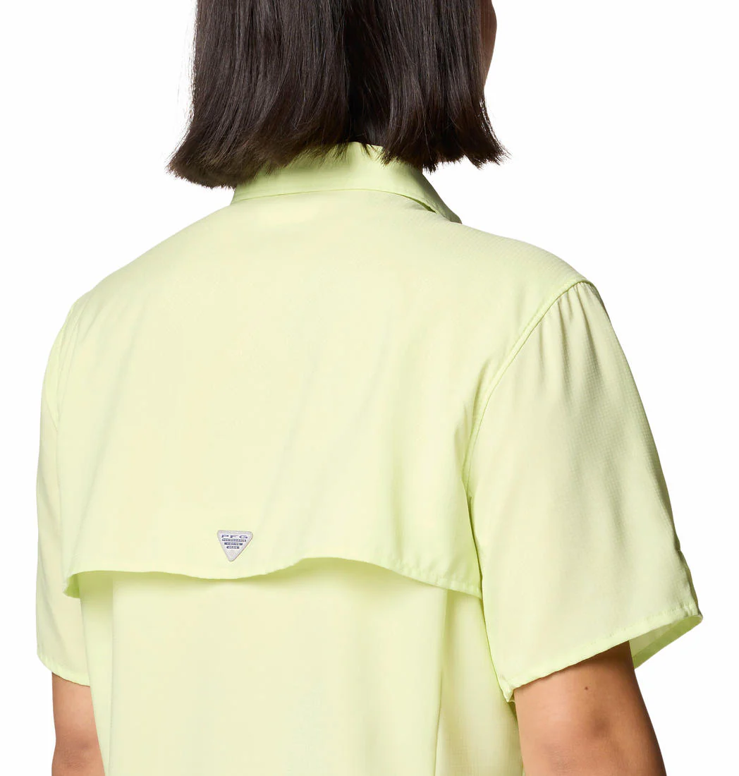 Columbia Women Yellow Womens Tamiami II SS Shirt (Sun Protection) - Image 5