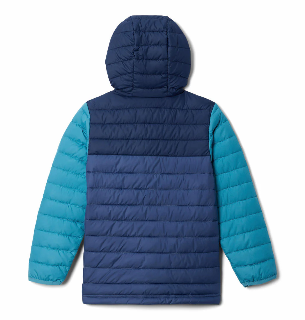 Columbia Kids Boys Blue Powder Lite Boys Hooded Jacket - Image 2