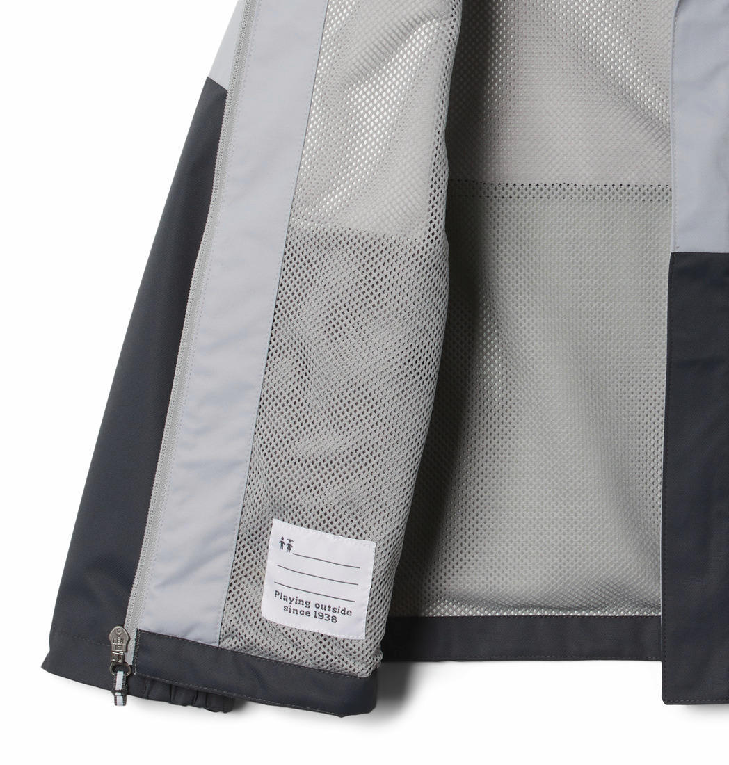 Columbia Kids Boys Grey Hikebound Jacket Waterproof - Image 4