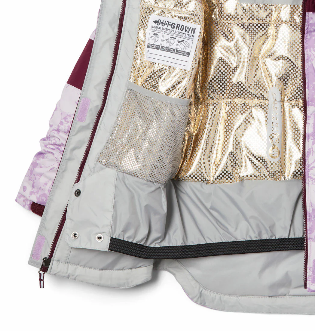Columbia Kids Girls Purple Mighty Mogul II Jacket - Image 4