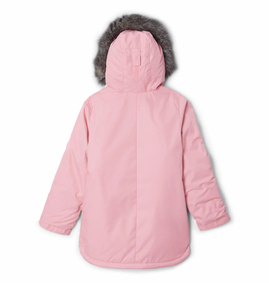 Columbia Kids Girls Pink Suttle Mountain Long Insulated Jacket - Image 2