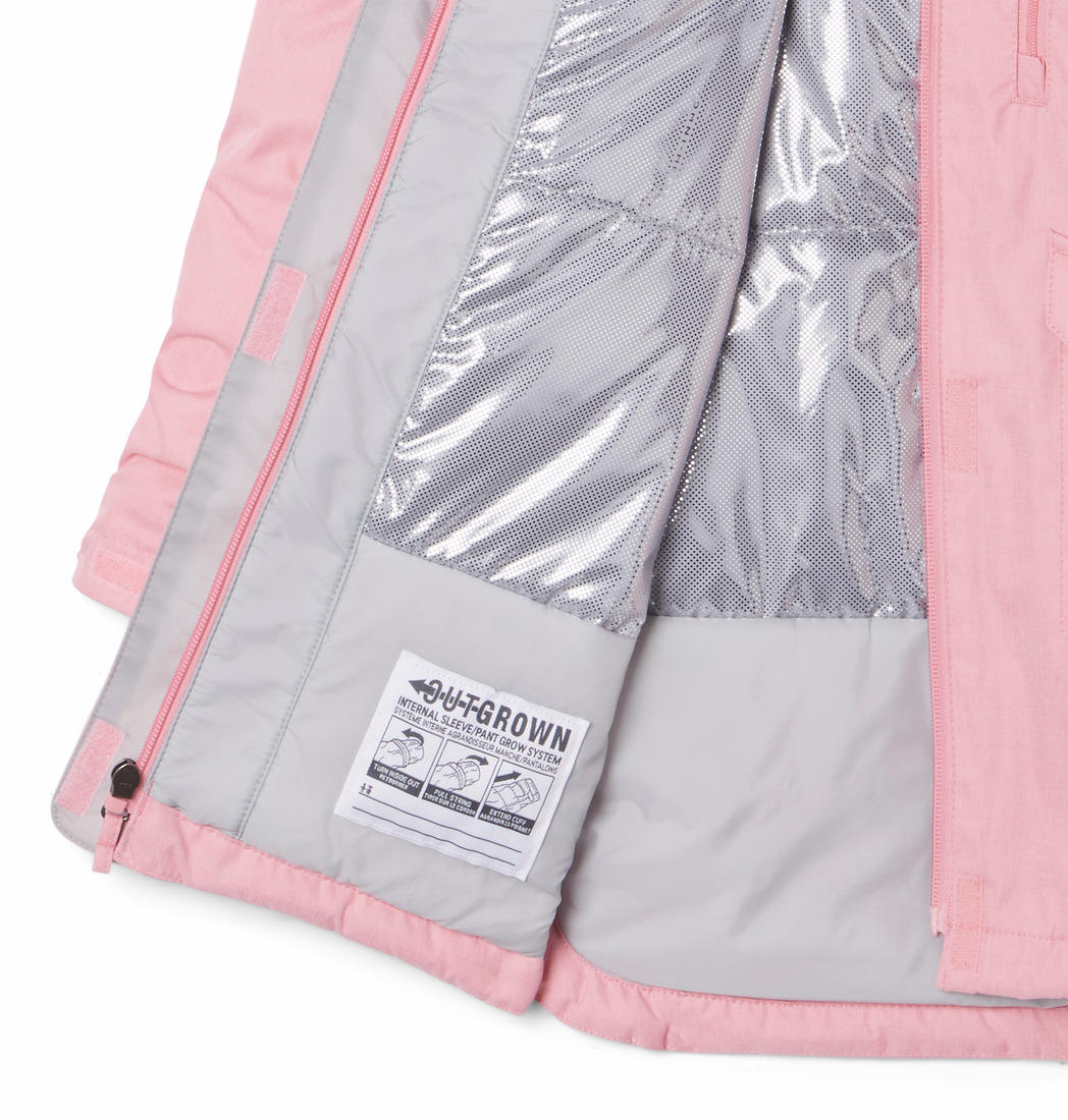 Columbia Kids Girls Pink Suttle Mountain Long Insulated Jacket - Image 4