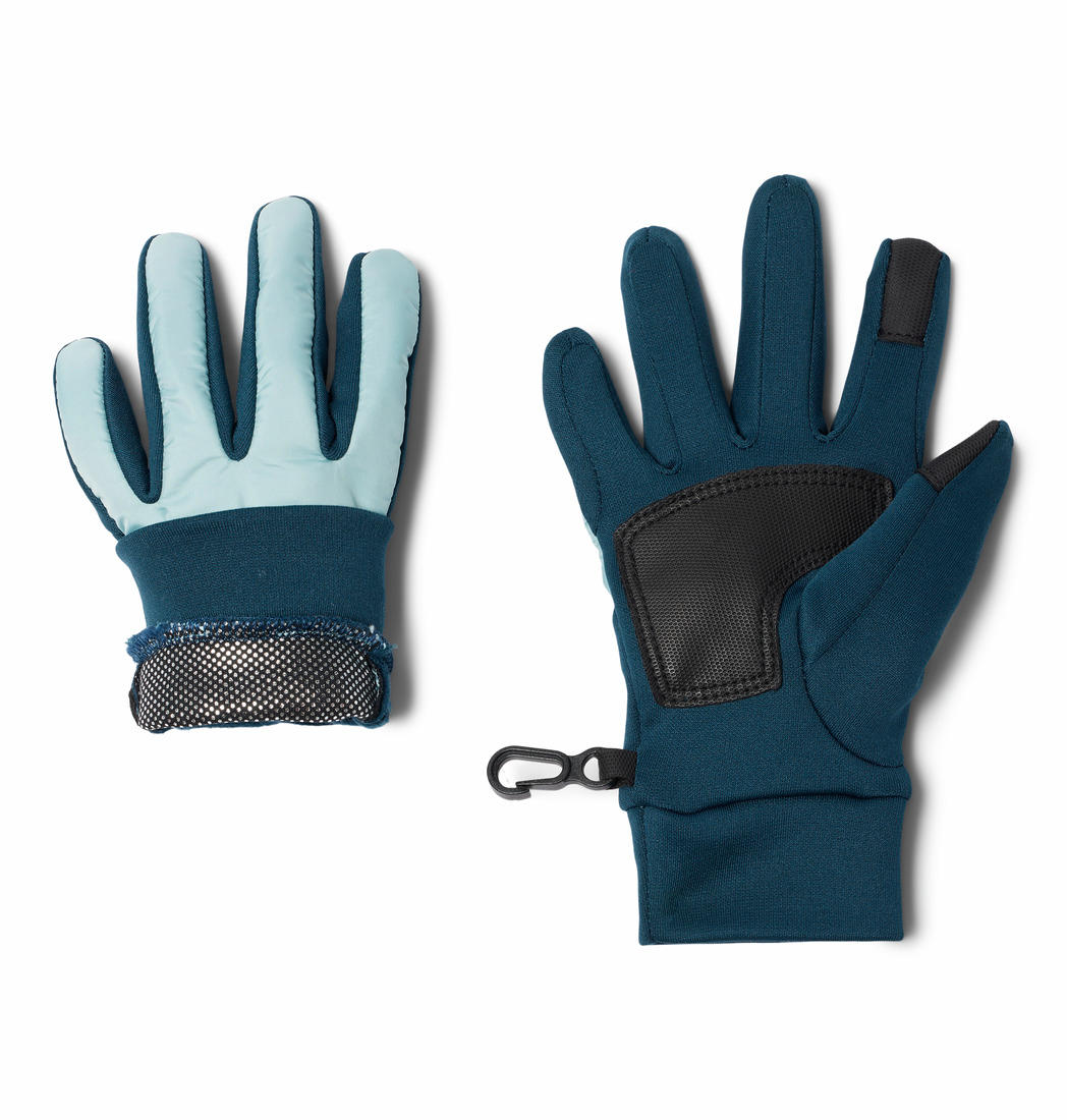 Columbia Kids Unisex Blue Youth Cloudcap Fleece Glove - Image 2