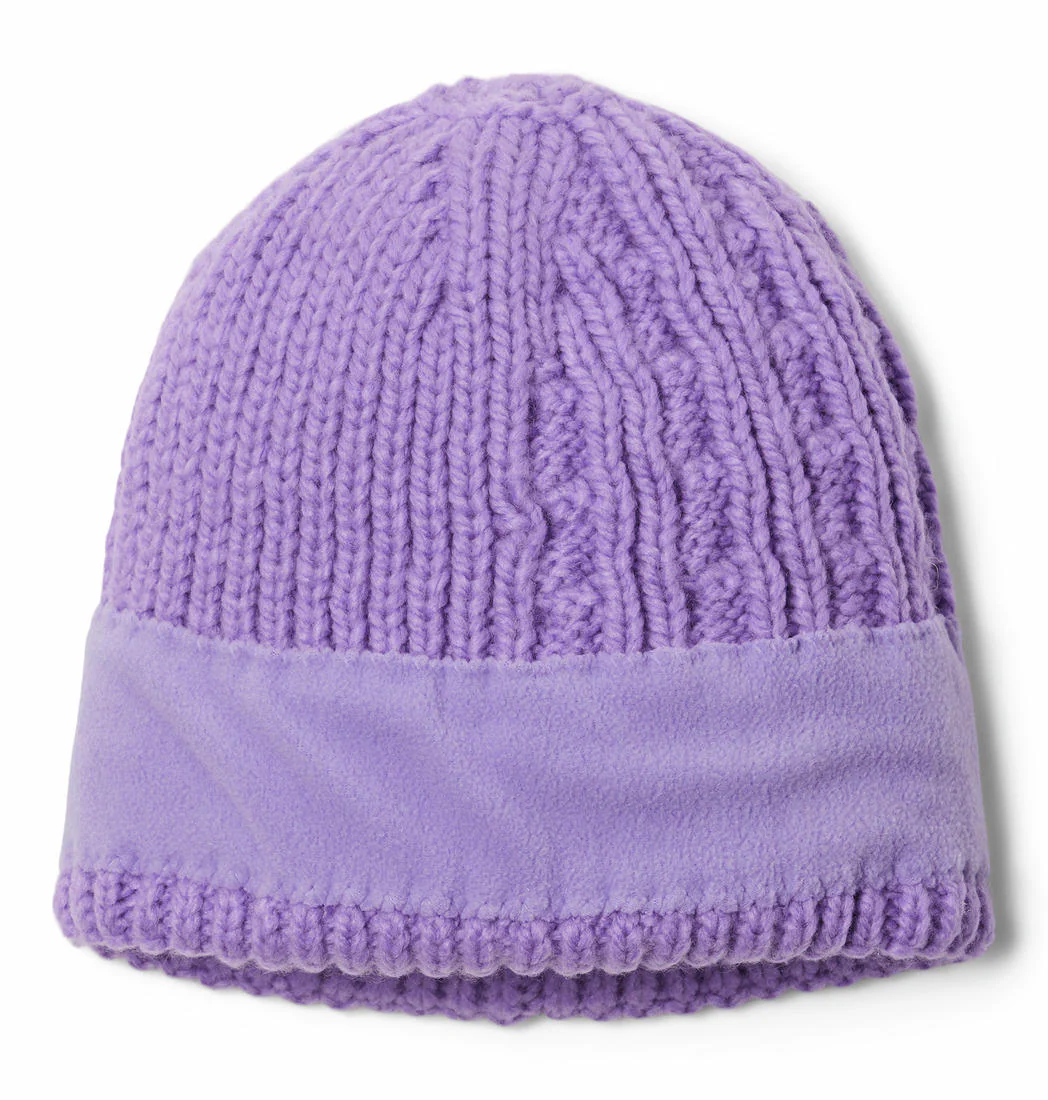 Columbia Kids Unisex Purple Youth Agate Pass Cable Knit Beanie - Image 4