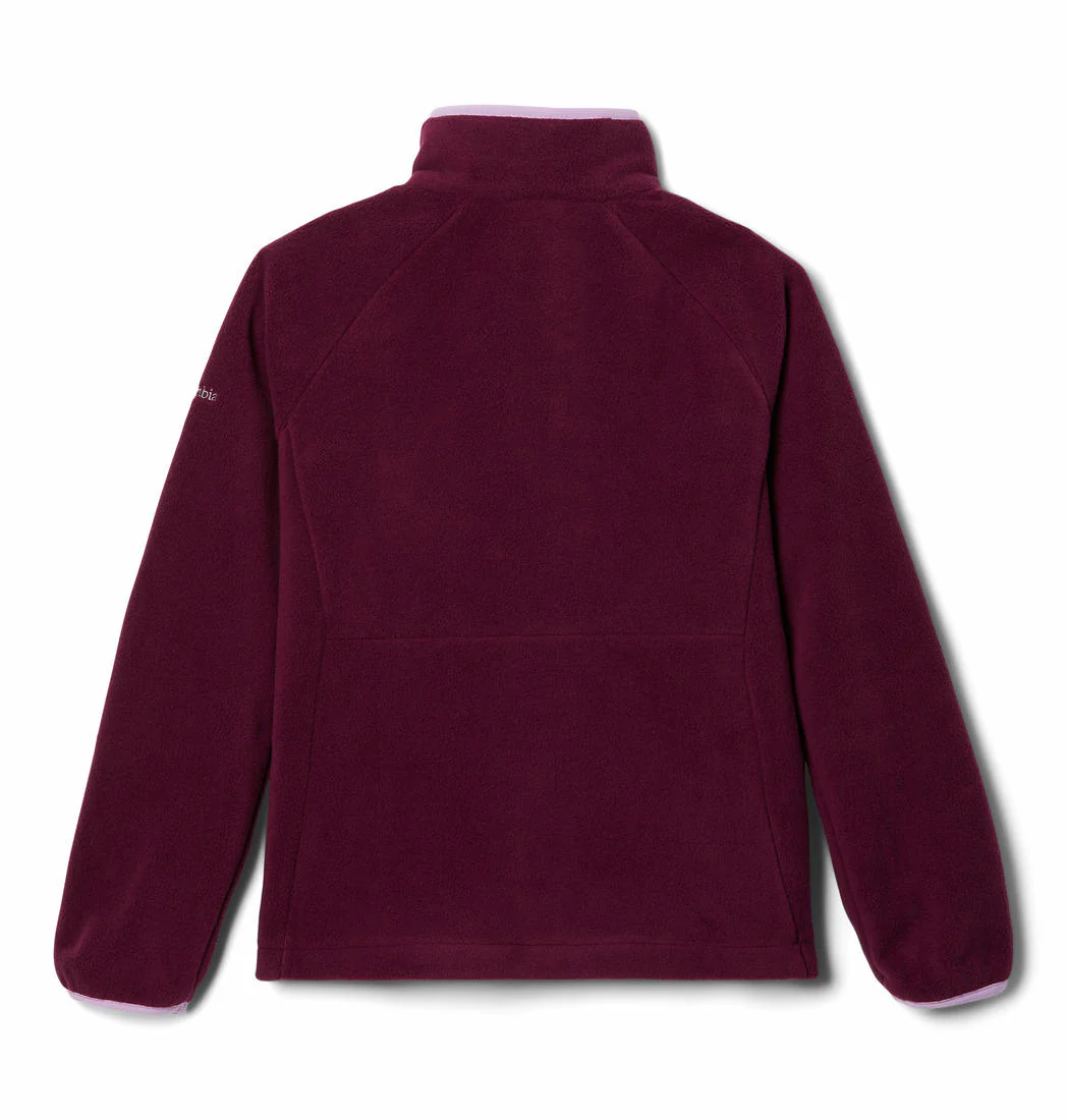 Columbia Kids Unisex Purple Fast Trek III Fleece Full Zip - Image 2