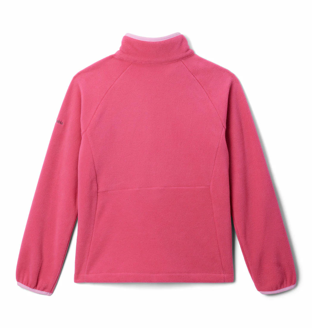 Columbia Kids Unisex Pink Fast Trek III Fleece Full Zip - Image 2