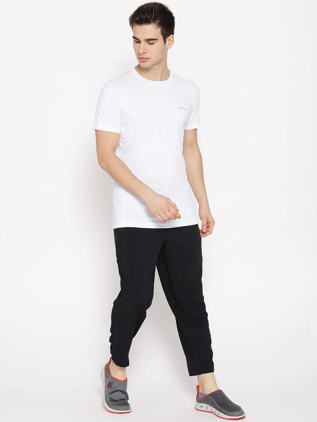 Columbia Men White Coolest Cool II Short Sleeve Shirt (Sun Protection) - Image 6