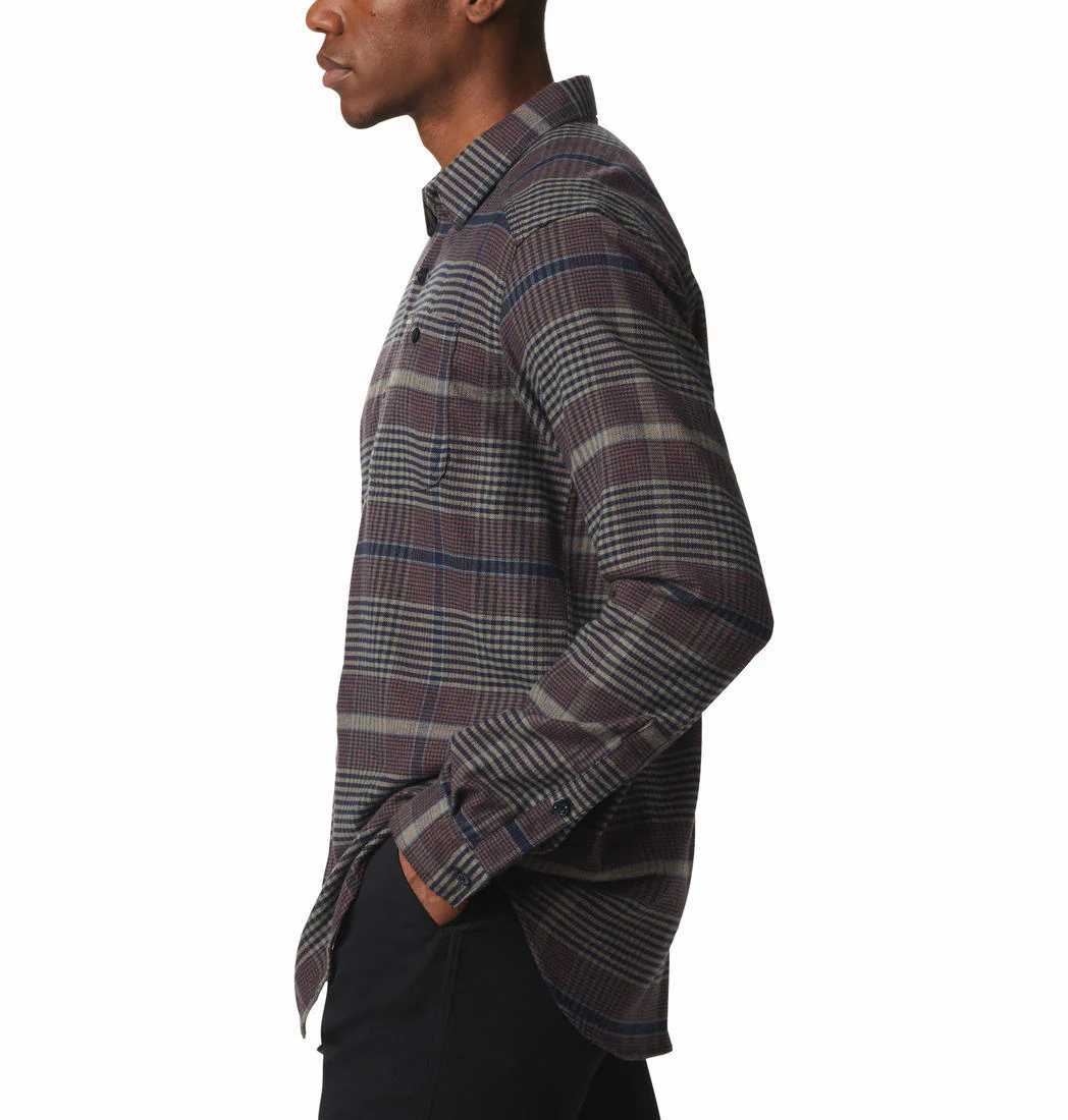 Columbia Men Green Cornell Woods Flannel Long Sleeve Shirt - Image 6