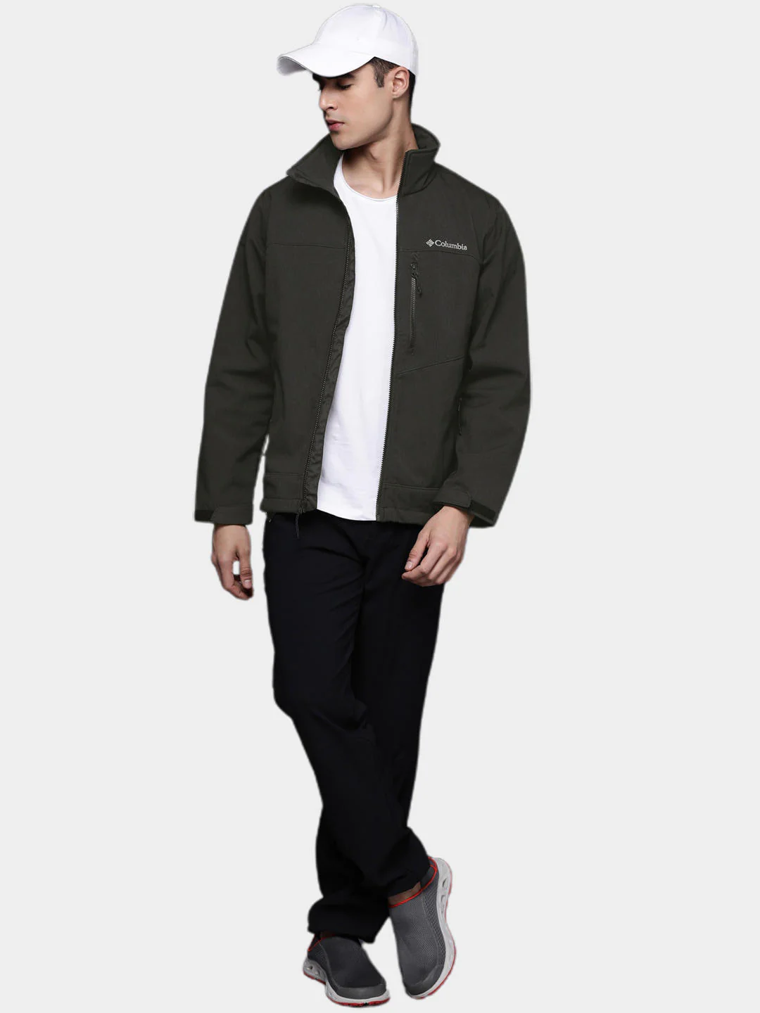 Columbia Men Black Cruiser Valley Softshell Jacket - Image 13