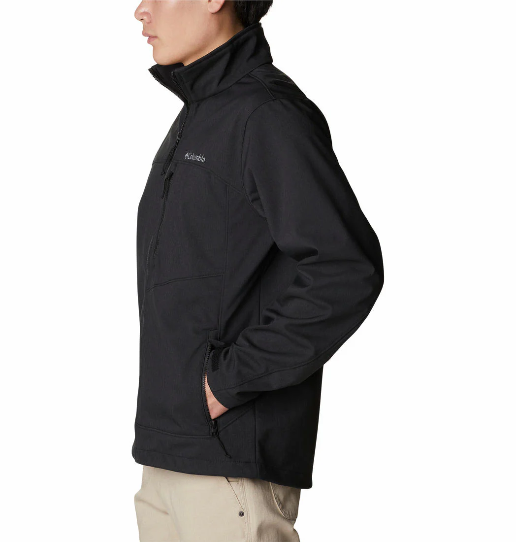 Columbia Men Black Cruiser Valley Softshell Jacket - Image 2