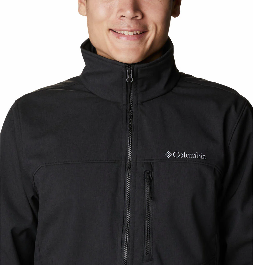 Columbia Men Black Cruiser Valley Softshell Jacket - Image 3