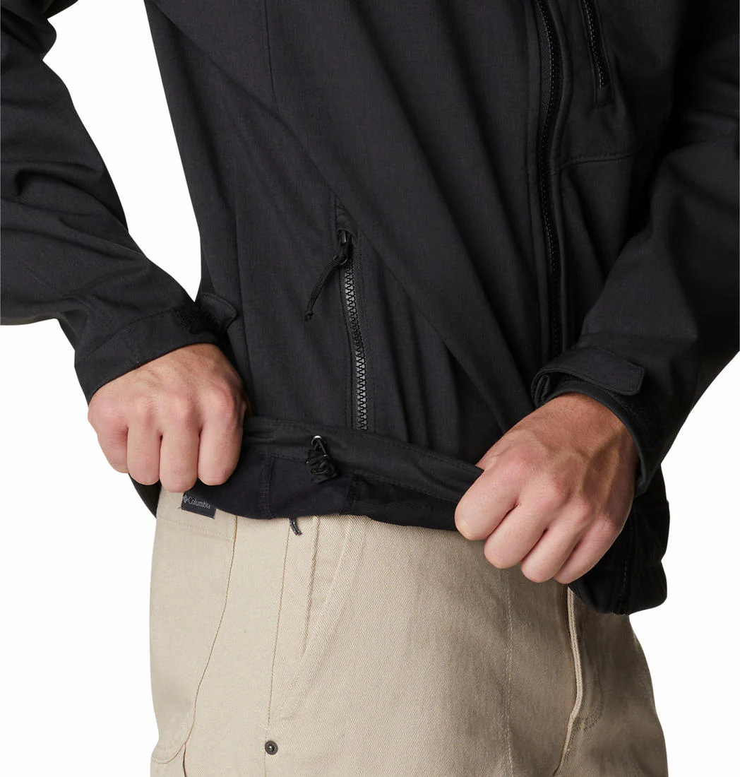 Columbia Men Black Cruiser Valley Softshell Jacket - Image 5