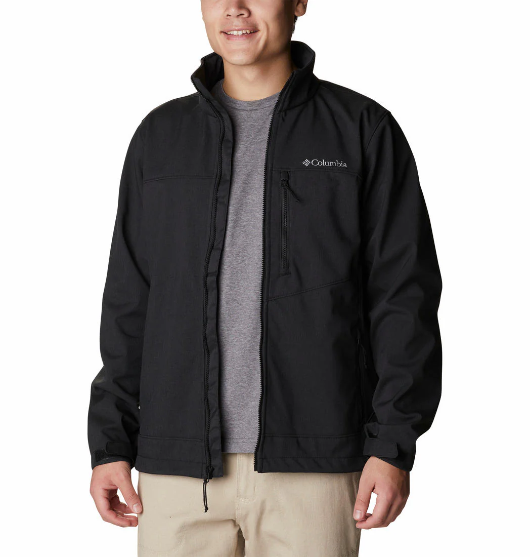 Columbia Men Black Cruiser Valley Softshell Jacket - Image 6