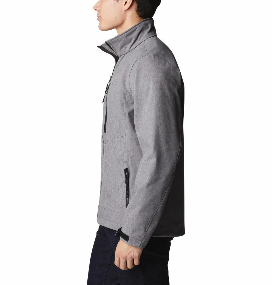 Columbia Men Grey Cruiser Valley Softshell Jacket - Image 2