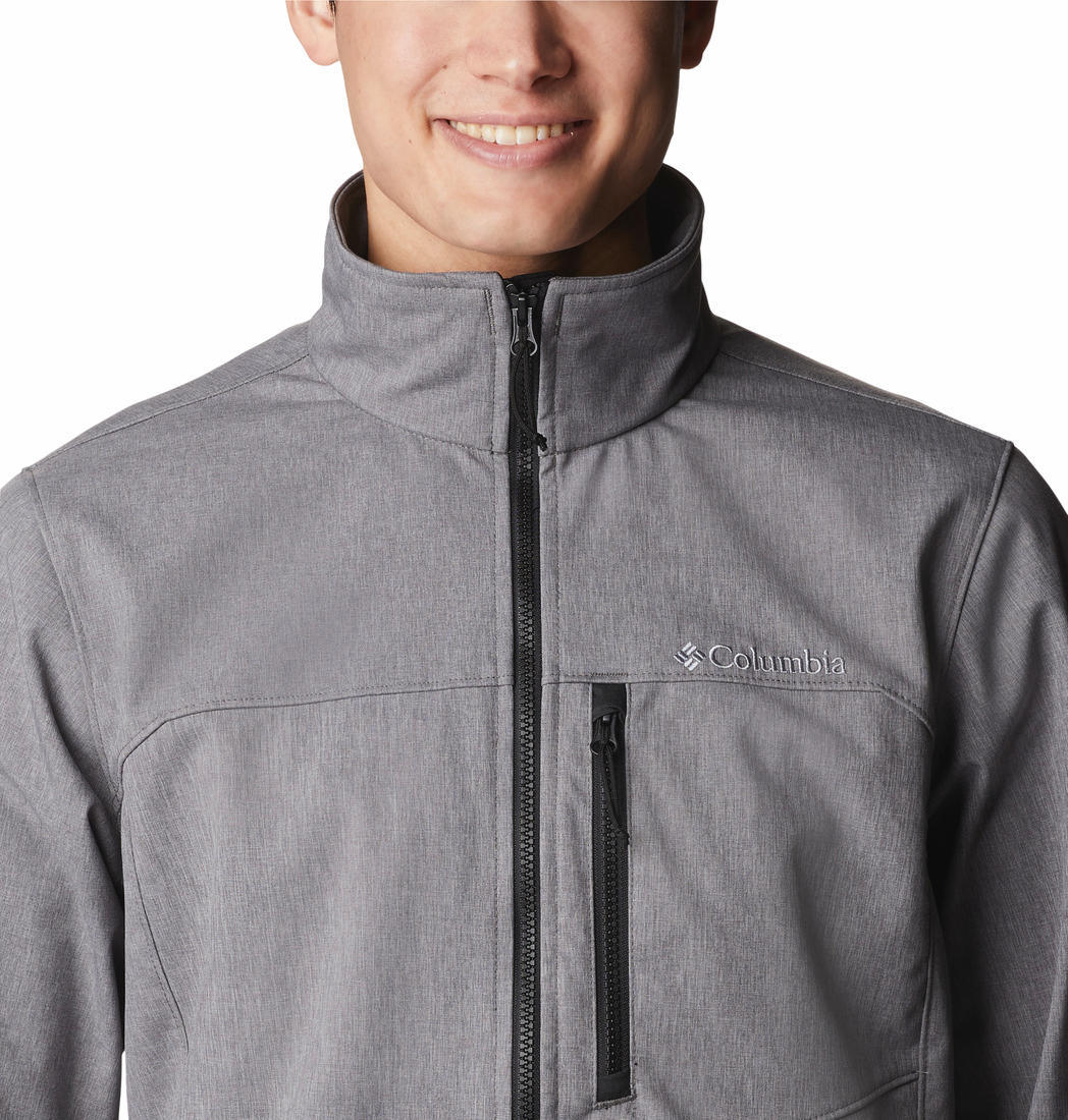 Columbia Men Grey Cruiser Valley Softshell Jacket - Image 3