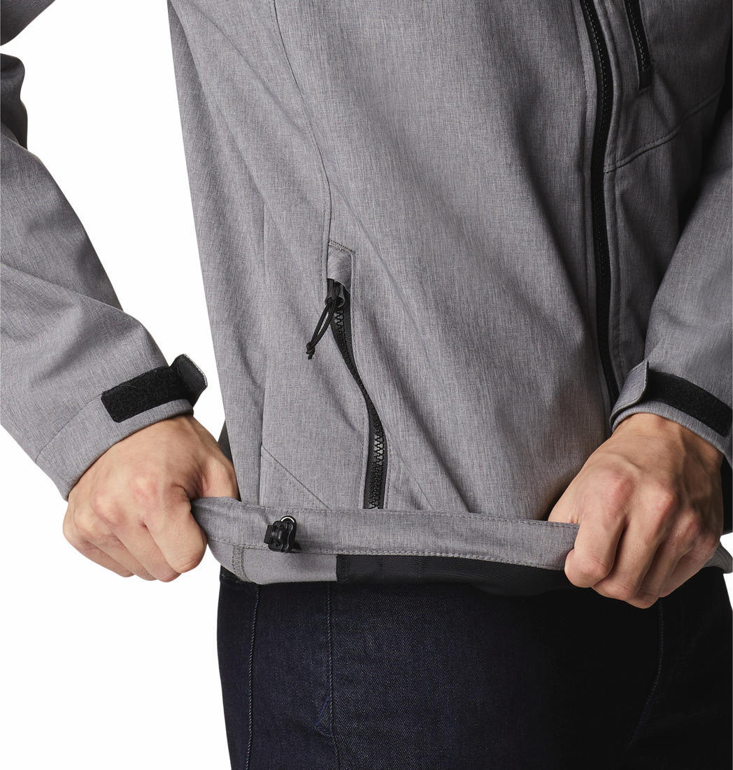 Columbia Men Grey Cruiser Valley Softshell Jacket - Image 5