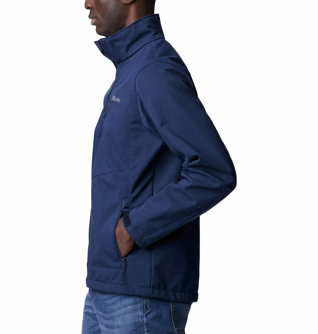 Columbia Men Blue Cruiser Valley Softshell Jacket - Image 2