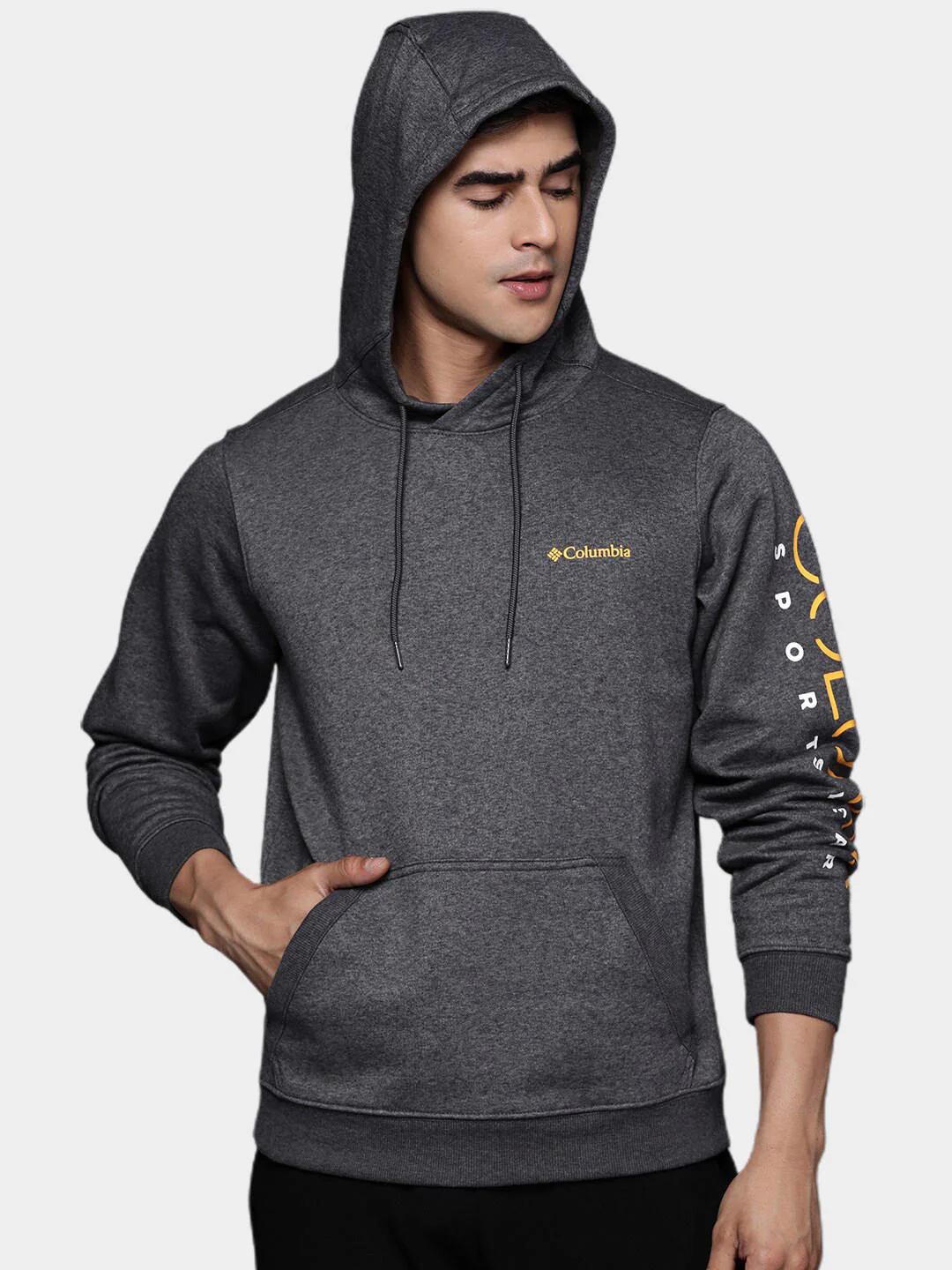 Columbia Men Black CSC Basic Logo II Hoodie - Image 9