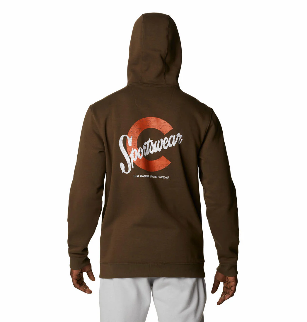 Columbia Men Olive CSC Basic Logo II Hoodie - Image 5