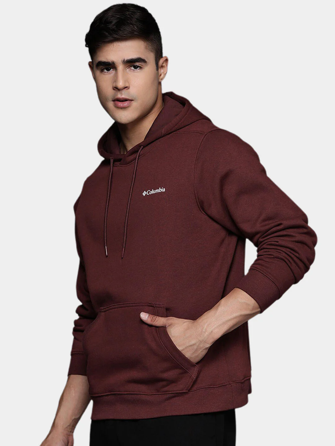 Columbia Men Maroon CSC Basic Logo II Hoodie - Image 10