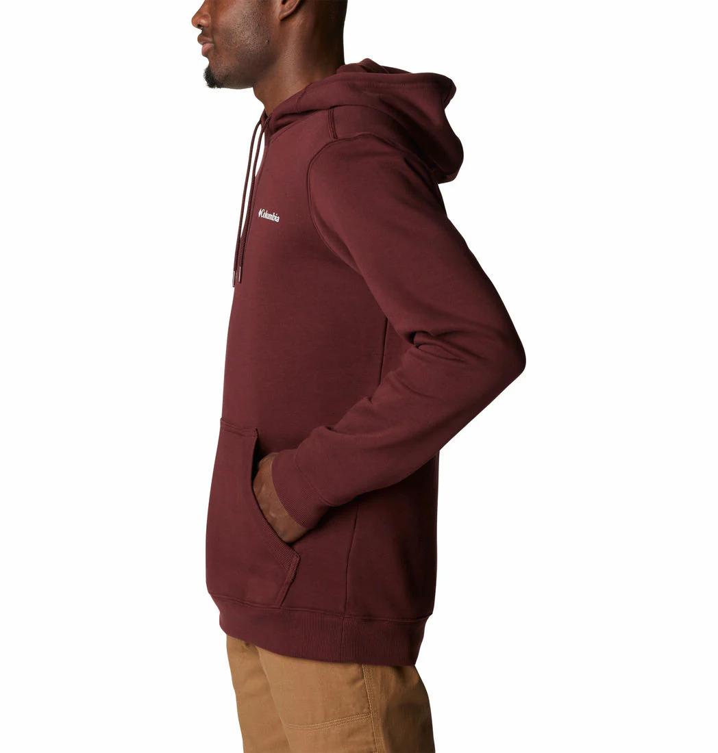 Columbia Men Maroon CSC Basic Logo II Hoodie - Image 2