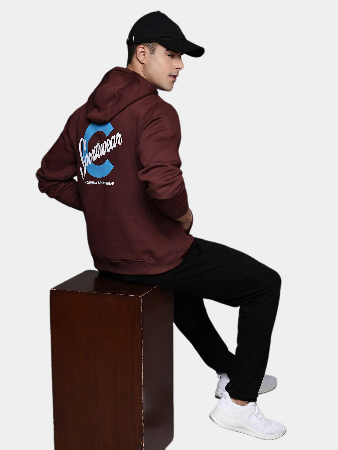 Columbia Men Maroon CSC Basic Logo II Hoodie - Image 7