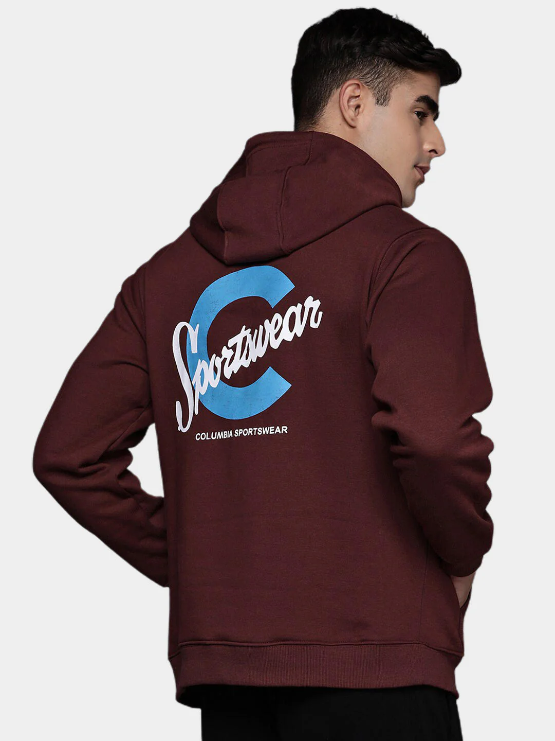 Columbia Men Maroon CSC Basic Logo II Hoodie - Image 9