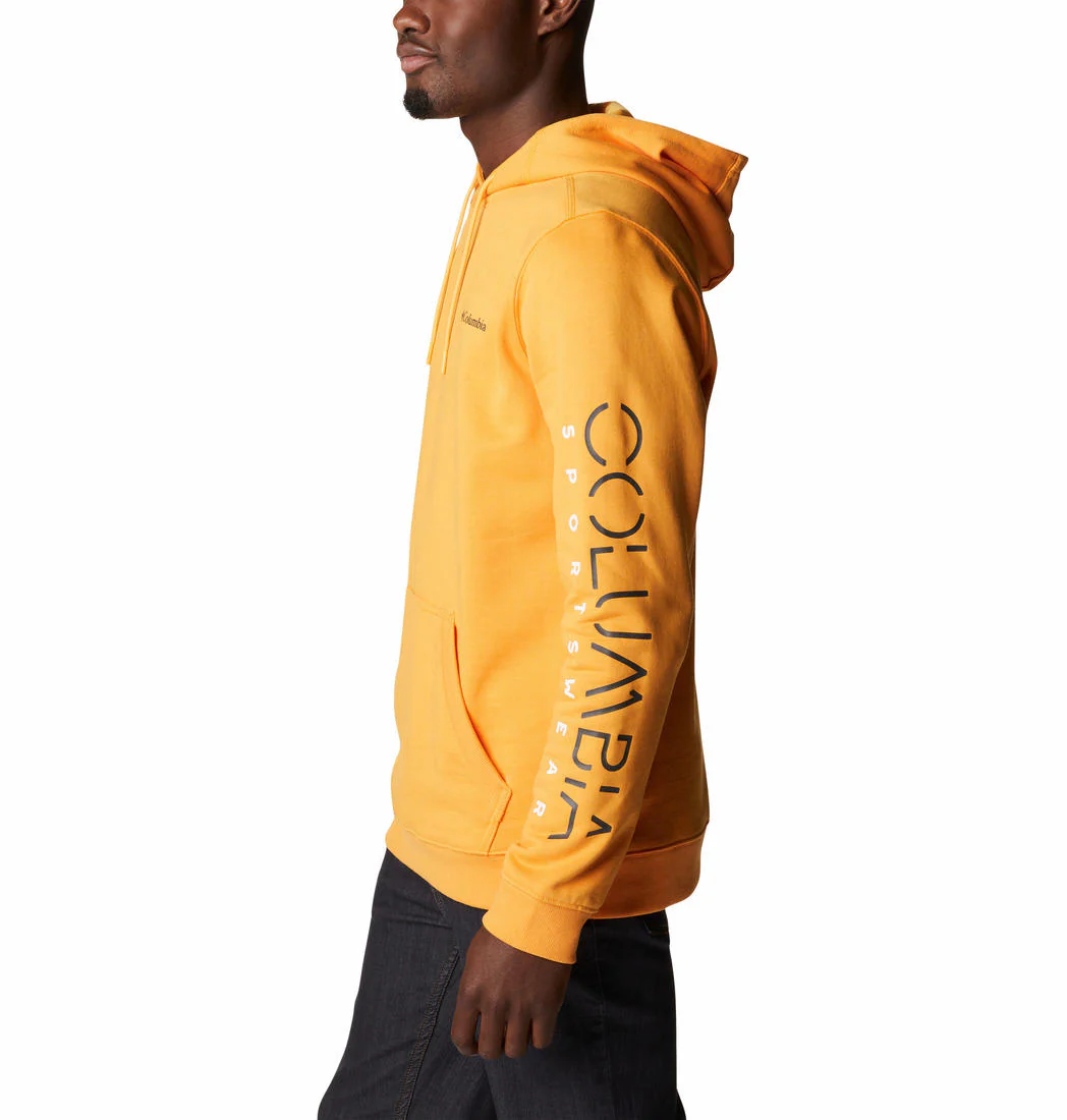 Columbia Men Orange CSC Basic Logo II Hoodie - Image 2