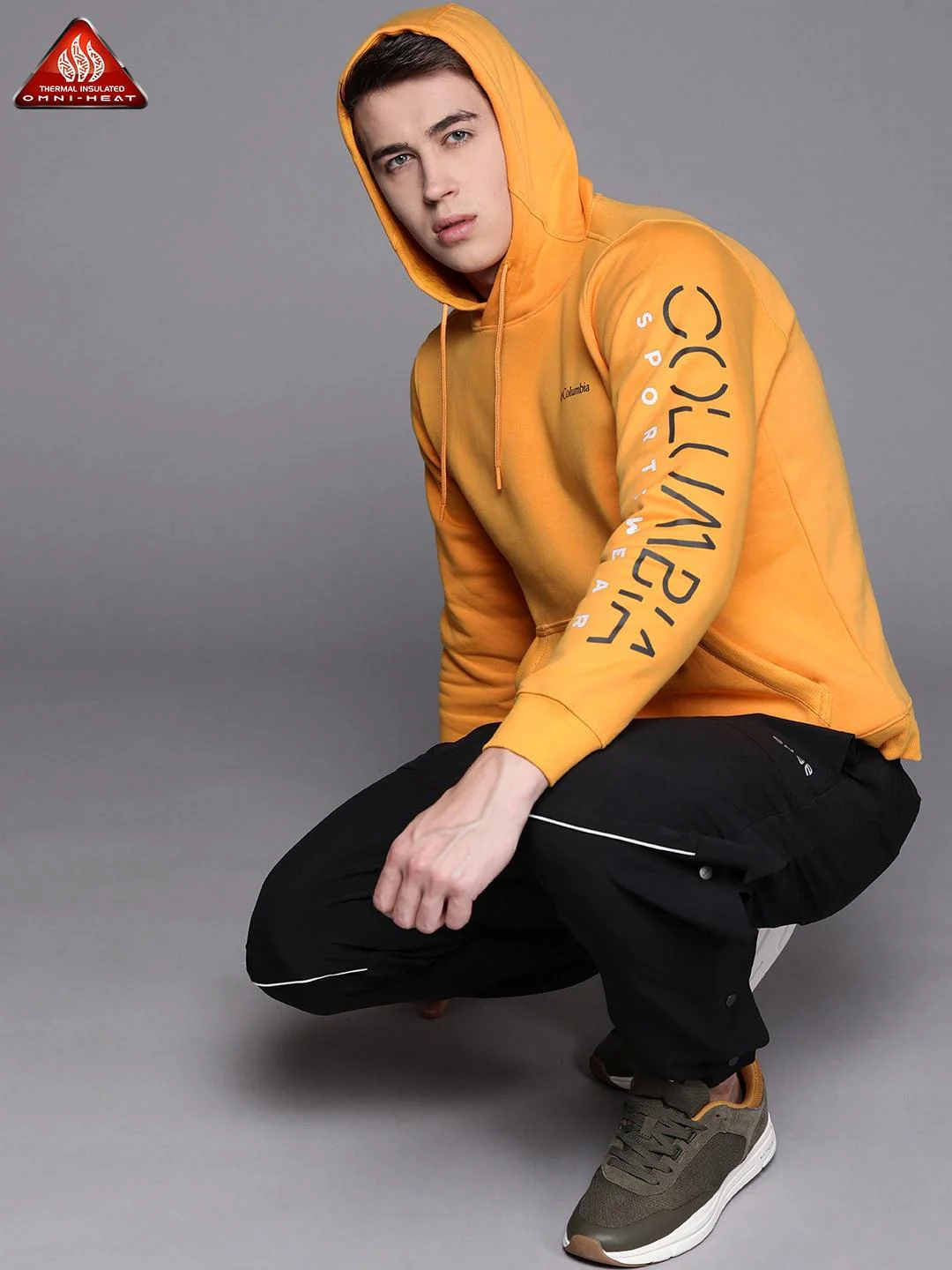 Columbia Men Orange CSC Basic Logo II Hoodie - Image 6