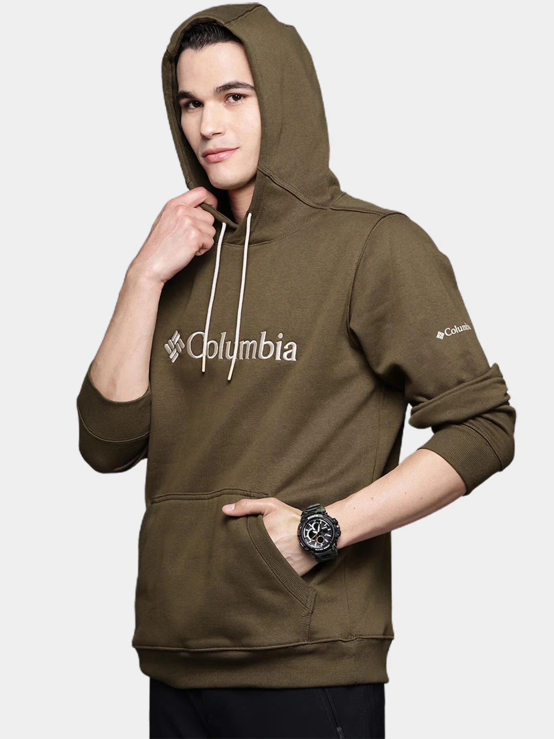 Columbia Men Olive CSC Basic Logo II Hoodie - Image 8
