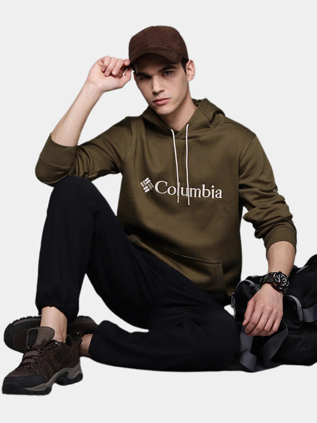 Columbia Men Olive CSC Basic Logo II Hoodie - Image 9
