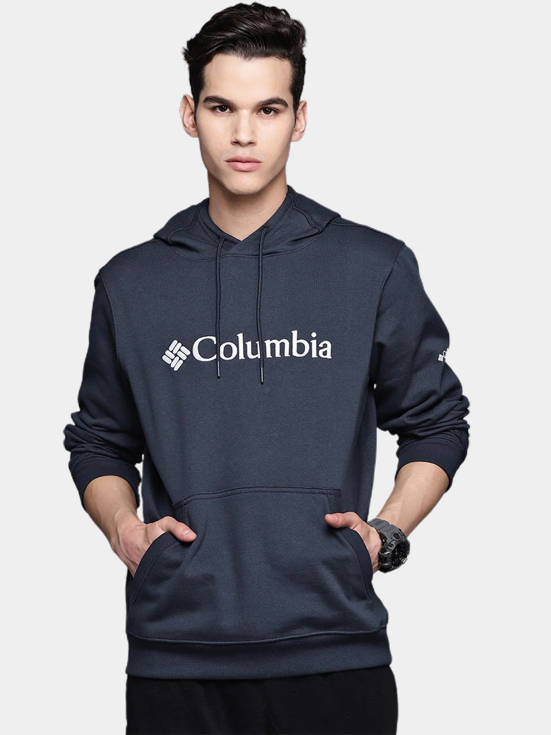 Columbia Men Blue CSC Basic Logo II Hoodie - Image 7