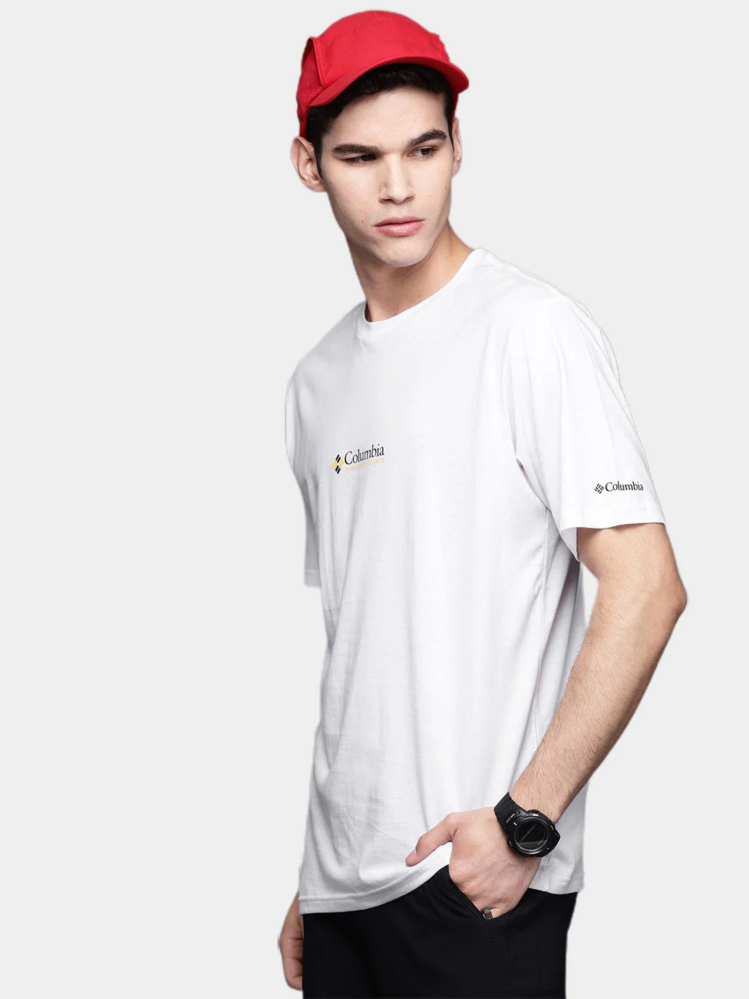 Columbia Men White CSC Basic Logo Short Sleeve - Image 7