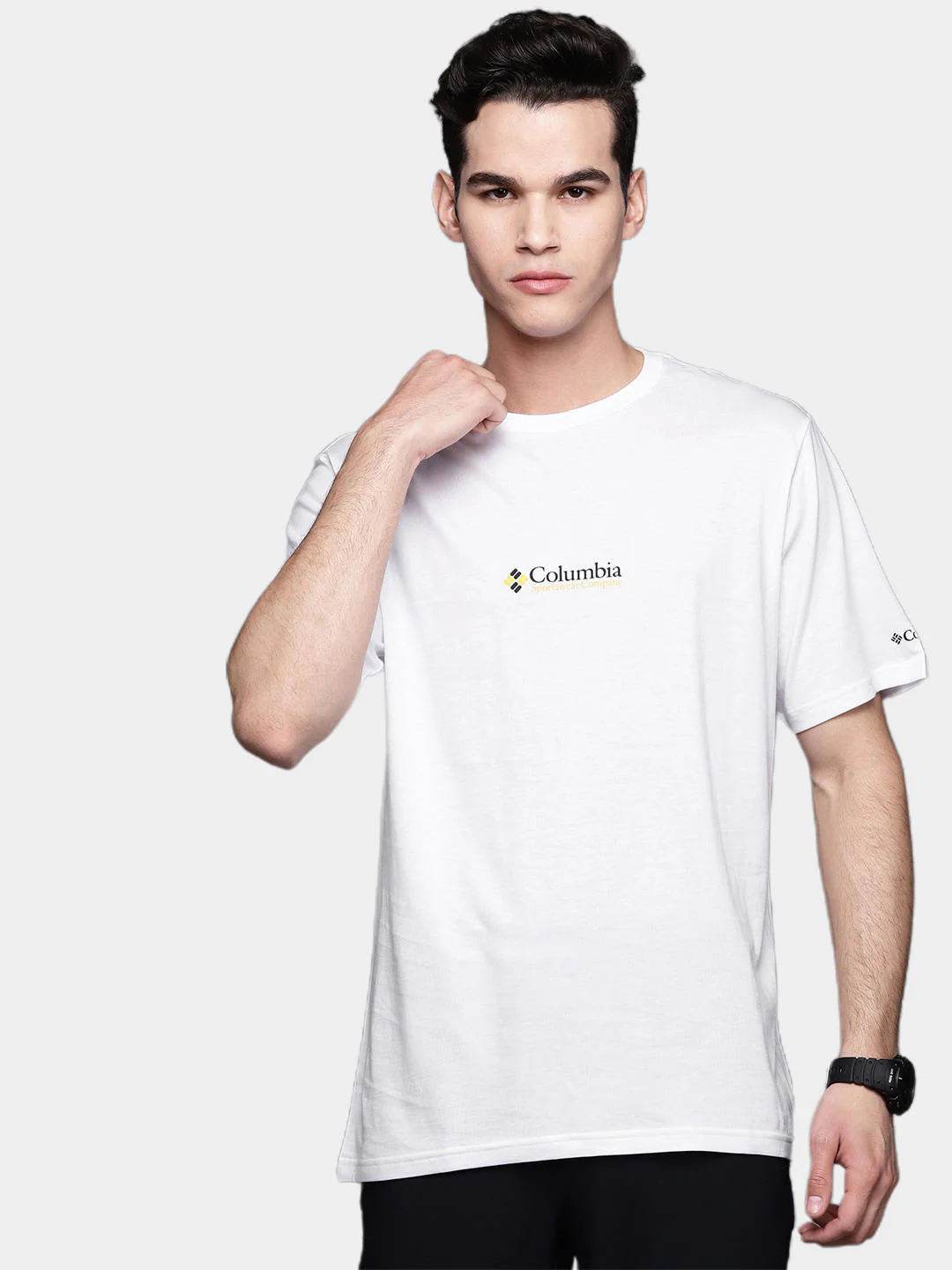 Columbia Men White CSC Basic Logo Short Sleeve - Image 8