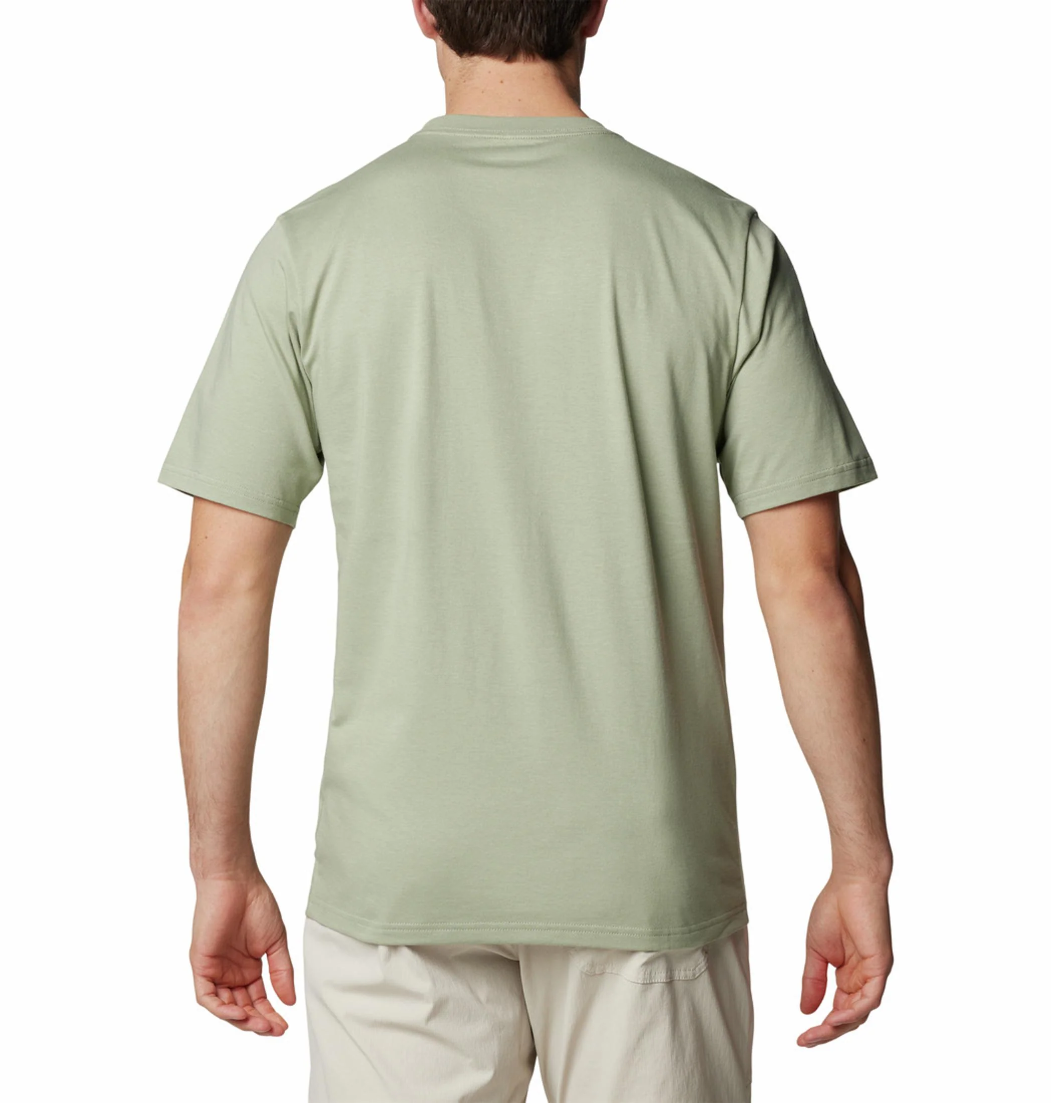 Columbia Men Green CSC Basic Logo Short Sleeve - Image 2