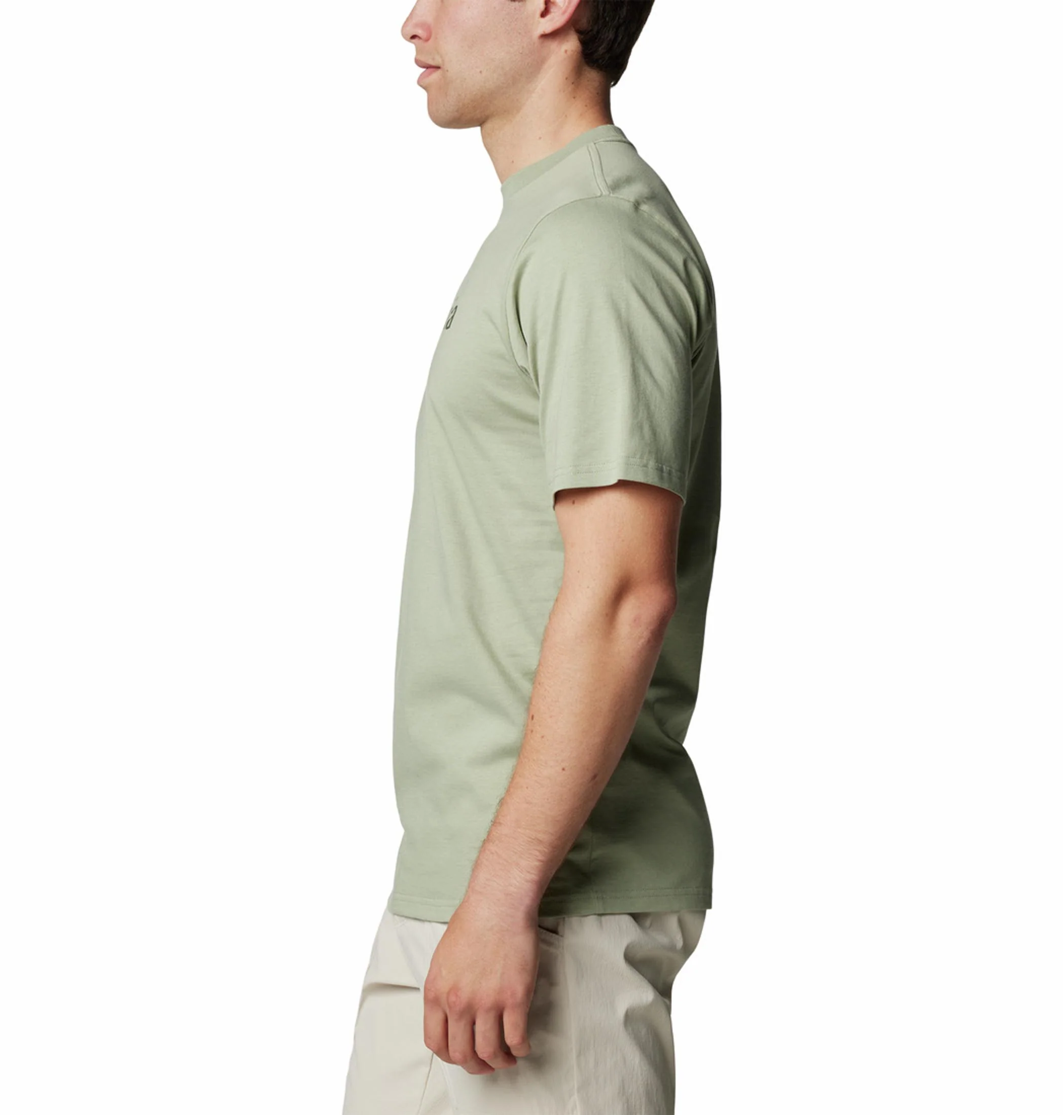 Columbia Men Green CSC Basic Logo Short Sleeve - Image 4