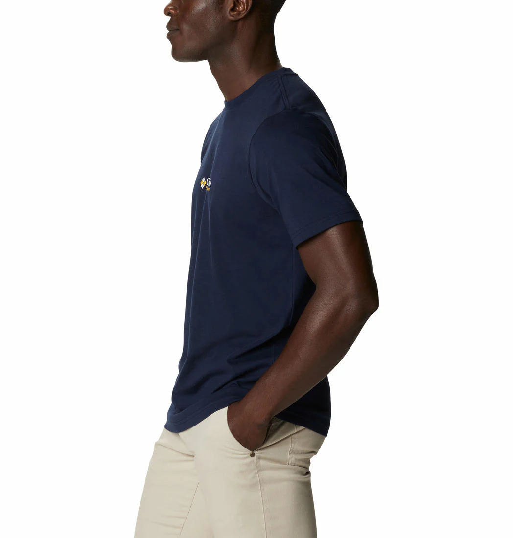 Columbia Men Navy Blue CSC Basic Logo Short Sleeve - Image 4