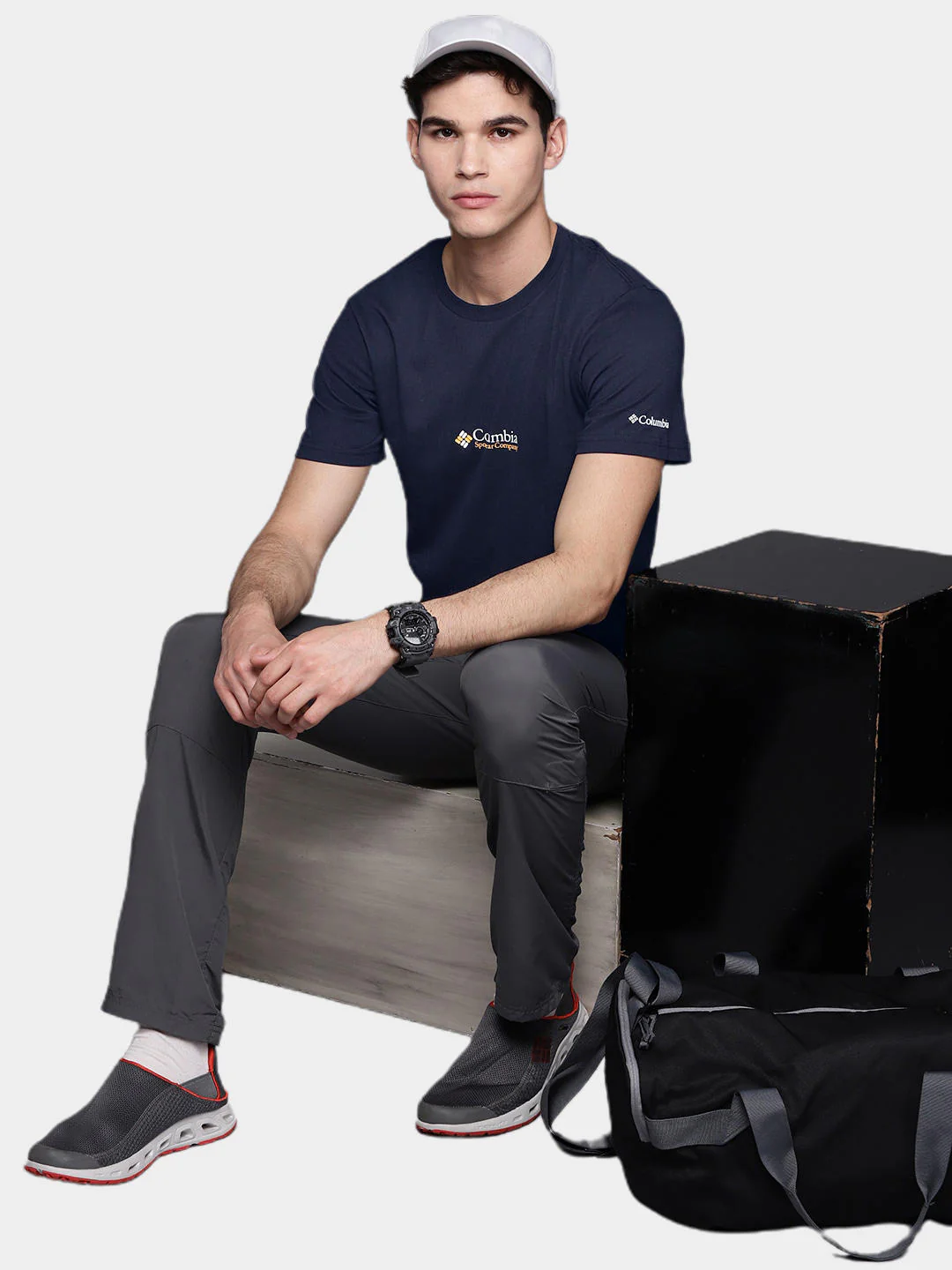 Columbia Men Navy Blue CSC Basic Logo Short Sleeve - Image 9