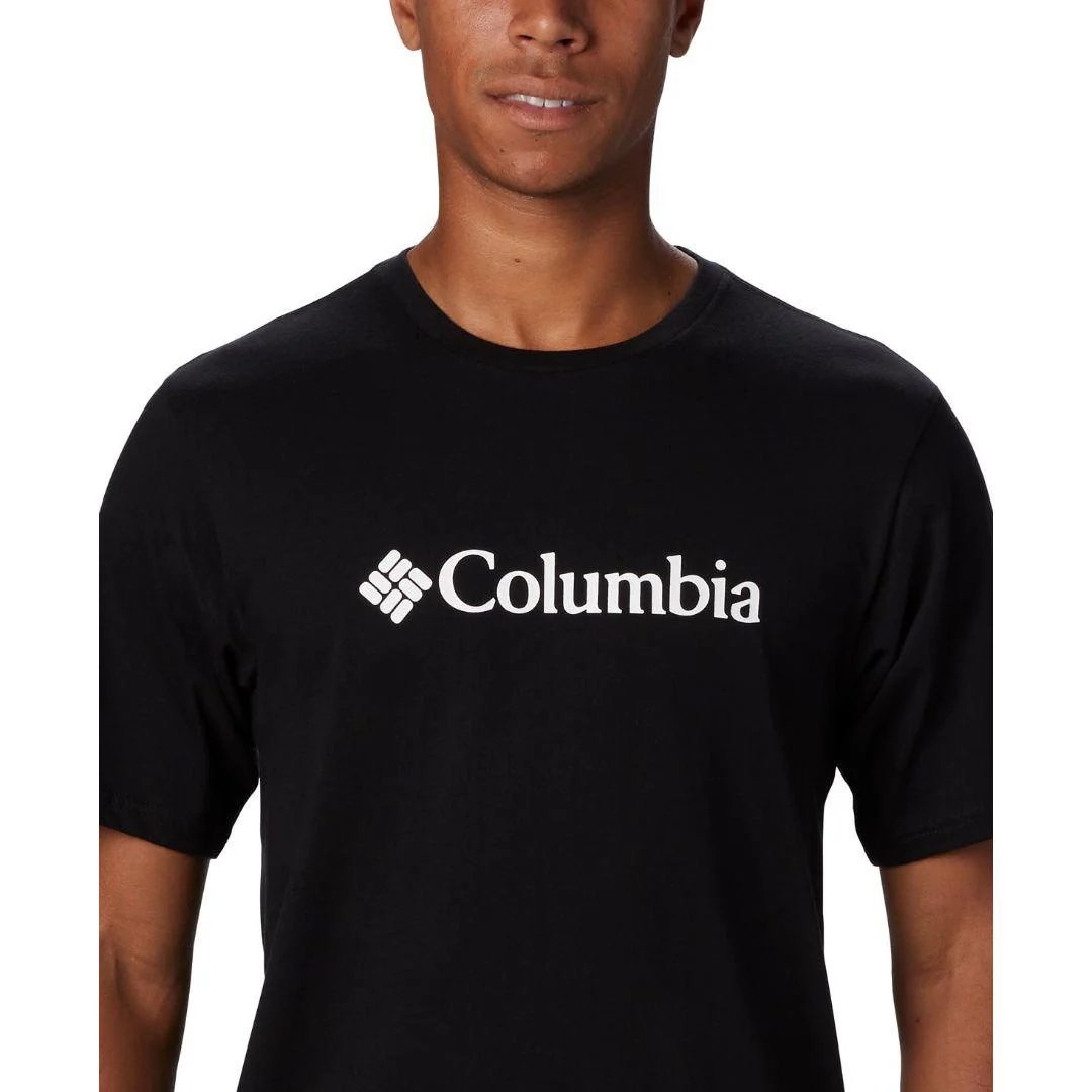 Columbia Men Black CSC Basic Logo Short Sleeve - Image 2