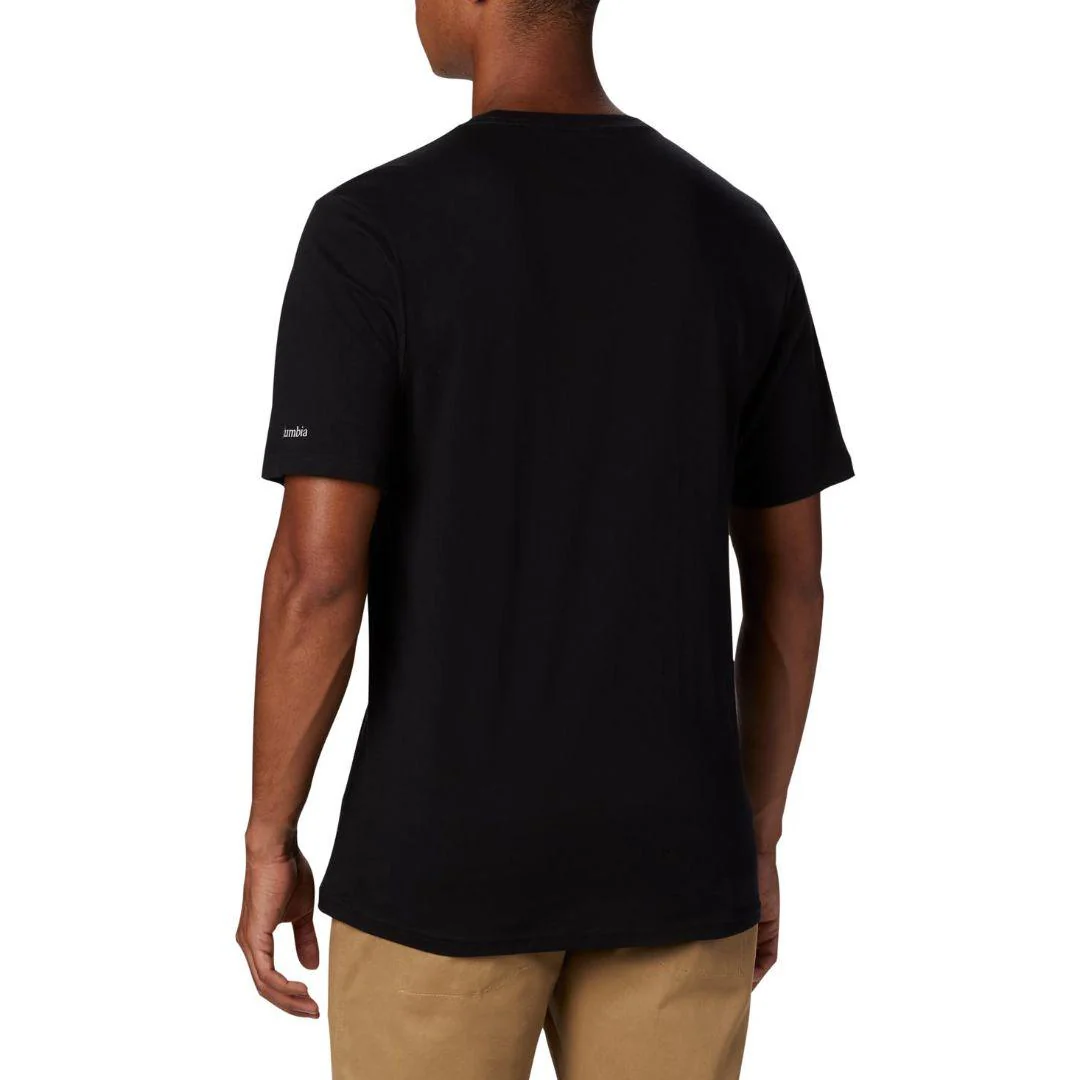 Columbia Men Black CSC Basic Logo Short Sleeve - Image 5
